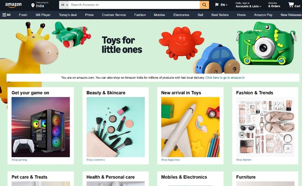 Amazon UI Clone